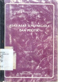 Asas-Asas Ilmu Negara Dan Politik