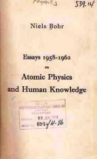 Atomic Physics and Human Knowledge