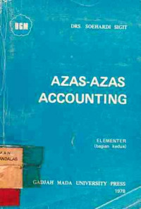 Azas-Azas Accounting : Bagian Kedua