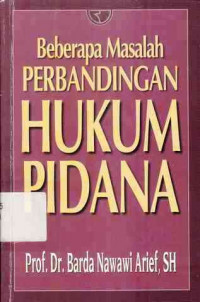 Beberapa Masalah Perbandingan Hukum Pidana