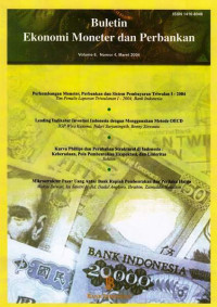 Buletin Ekonomi Moneter dan Perbankan Volume 6, Nomor 4 Maret 2004