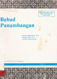 Babad Panambangan / Kasidi Hadiprayitno