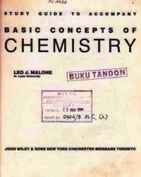 Basic Concepts Of The Chemistry