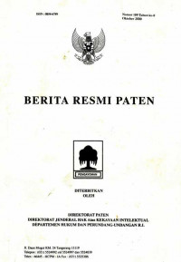 Berita Resmi Paten Nomor 109 Tahun ke 8 Oktober 2000