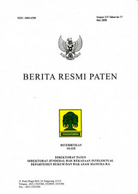 Berita Resmi Paten Nomor 273 Tahun ke 17 Mei 2008