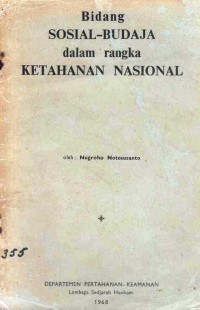 Bidang Sosial Budaya Dalam Rangka Ketahanan Nasional