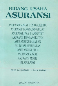 Bidang Usaha Asuransi