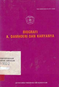 BIOGRAFI A. Damhoeri dan Karyanya