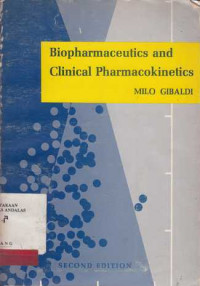 Biopharmaceutics And Clinical Pharmacokinetics