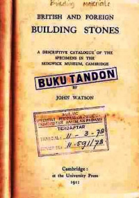 British and Foreign Building Stones