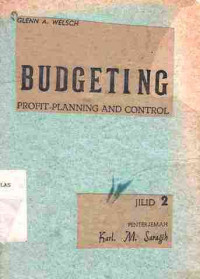 Budgeting : Profit Planning And Control Jilid 2