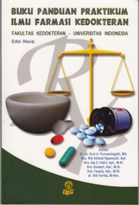 Buku Panduan Praktikum Ilmu Farmasi Kedokteran