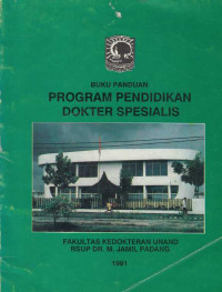 Buku Panduan Program Pendidikan Dokter Spesialis