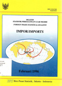 Buletin Statistik Perdagangan Luar Negeri Impor Februari 1996