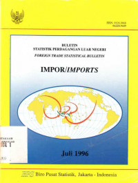 Buletin Statistik Perdagangan Luar Negeri Impor Juli 1996