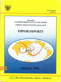 Buletin Statistik Perdagangan Luar Negeri Impor Oktober 1996