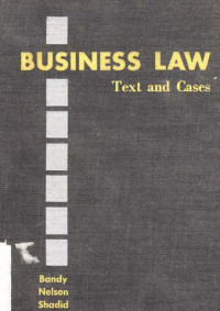 Business law text and cases