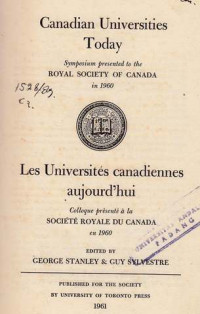 CANADIAN Universities Today