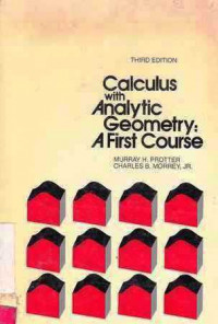 Calculus With Analytic Geometry A First Course