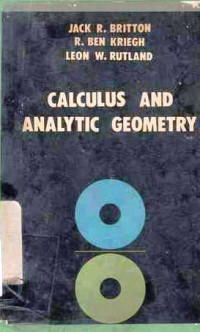 Calculus and Analytic Geometry