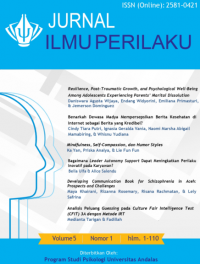 Jurnal Ilmu Perilaku : Vol 2, No 2 (2018)