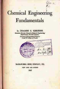 Chemical Engineering Fundamentals