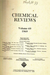 Chemical Reviews Volume 69