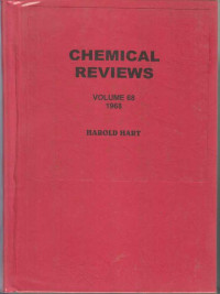 Chemical Reviews Volume 68 1968