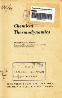 Chemical Themodynamics