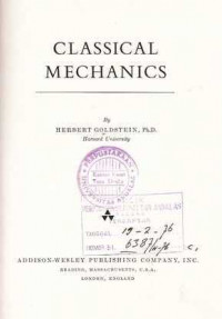 Classical Mechanics