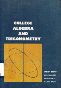 College Algebra And Trigonometry