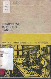 Compound Interest Tables Practical Tables Series No. 8