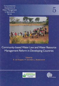 Community-based Water Law and Water Resource Management Reform in Developing Countries