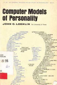 Computer Models Of Personality