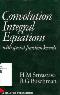 Convolution Integral Equations