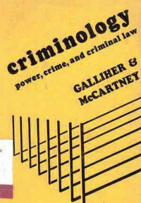 Criminology Power  Crime  and Criminal law