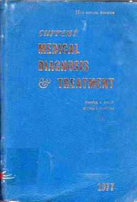 Current Medical Diagnosis and Treatment 1977