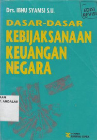 Dasar-Dasar Kebijaksanaan Keuangan Negara