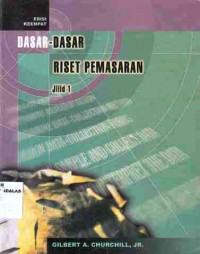 Dasar-Dasar Riset Pemasaran Jilid 1