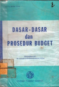 Dasar-Dasar Dan Prosedur Budget