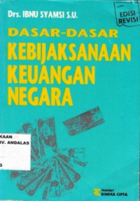 Dasar-Dasar Kebijaksanaan Keuangan Negara