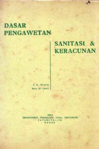 Dasar Pengawetan SAnitasi & Keracunan