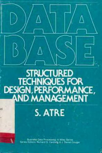 Data Base : Strucredtechniques For Design Performance And Management