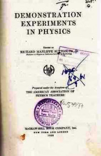 Demonstration Experiments in Physics