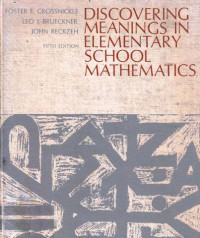 Discovering Meanings in Elementary School Mathematics