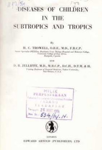 Diseases of Children In The Subtropics and Tropics