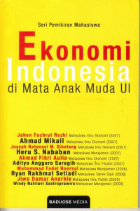 Ekonomi Indonesia di mata Anak Muda UI