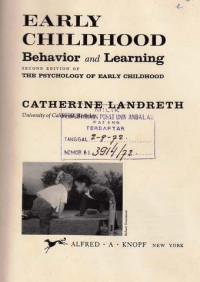 Early Childhood   Behavior and Learning