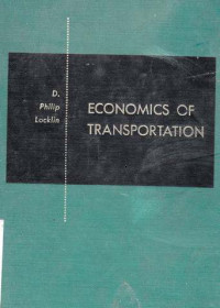 Economics Of Transportation