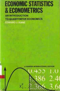 Economics Statistics and Econometrics